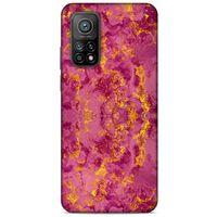 Mermer Desenli (35) Tema Fit Design Kılıf Burgonya Xiaomi Mi 10T Pro 5G Kılıf