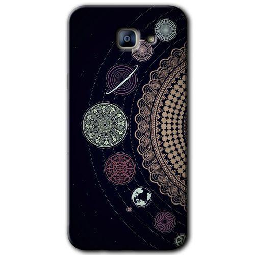 Potkal Hediye Fabrikası Samsung Galaxy A8 2016 Kılıf HD Desen Baskılı Arka Kapak - Gezegen Döngüsü
