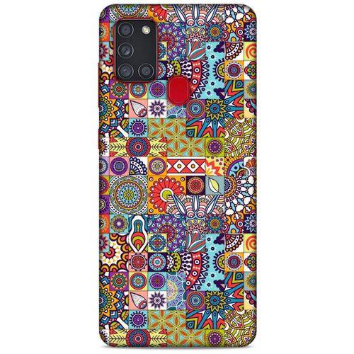Ethnic Culture (25) Samsung Galaxy A21s Kılıf Silikon Kapak Desenli