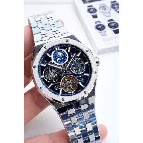 Ferrucci Otomatik Ve Kurmalı Güneş Ve Mehtap Kadranlı 2 Yıl Garantili Erkek Kol Saati BFC.M3571.S3