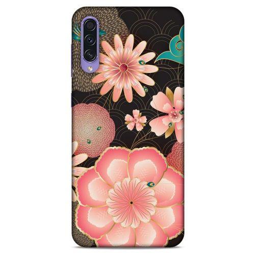 Samsung Galaxy A50s Kılıf Japonya (21) Koruyucu Kapak Japon Çiçekleri Vilmorin