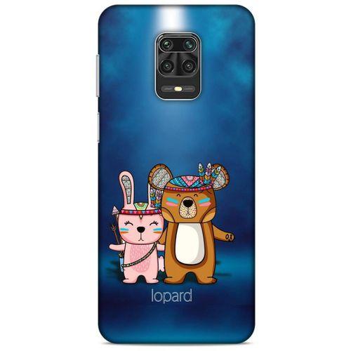 Xiaomi Redmi Note 9S Kılıf FunnyMaX (2) Kabı Lacivert Beyaz