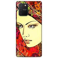 Lopard Samsung Galaxy S10 Lite Uyumlu Kılıf Sürreal Yüzler ♀ (31) TPU Kılıf Baskılı