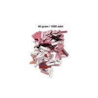 Bakır 15 x 5 mm Dantel Oya Yazma Halhal Abiye Lazer Kesim Pul 1000 adet / 40 gram