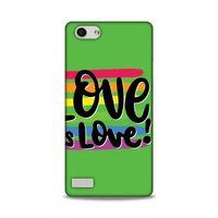 Oppo Rx17 Neo Kılıf Lgbt Love İs Love Yesil Arka Kapak Silikon Koruma Full Koruyucu