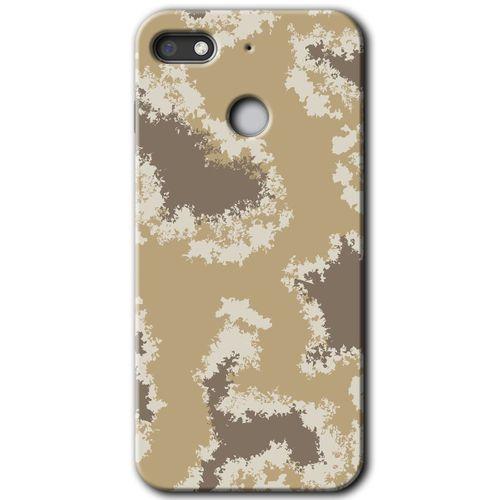 General Mobile GM 8 Go Kılıf HD Desen Baskılı Arka Kapak + Temperli Cam - Kamuflaj 33