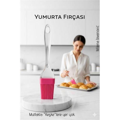 Silikon Yumurta ve Yağlama Fırçası- Isıya Dayanıklı Kompakt Mutfak Yardımcısı