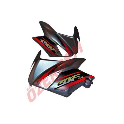 HONDA Cbf 150 Uyumlu Depo Yan Granaj Gri Ym Büyük Yazılı