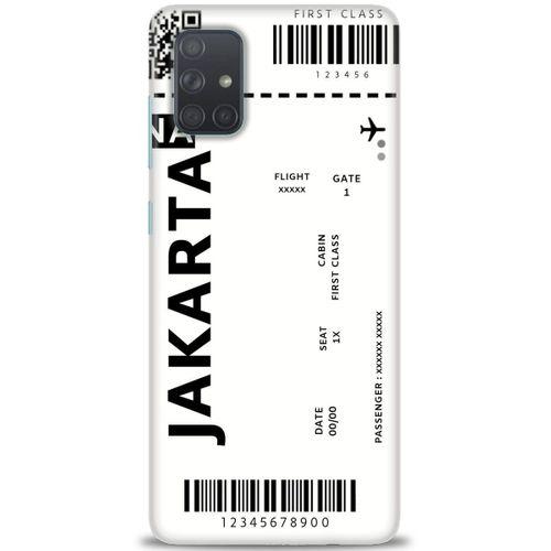 Samsung Galaxy A71 Kılıf HD Baskılı Kılıf - Jakarta + Tam Ekran Koruyucu