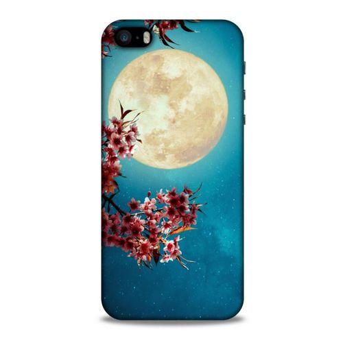 Lopard Apple iPhone SE Uyumlu Kılıf Bahar (48) Bumper Kılıf Ayışığı