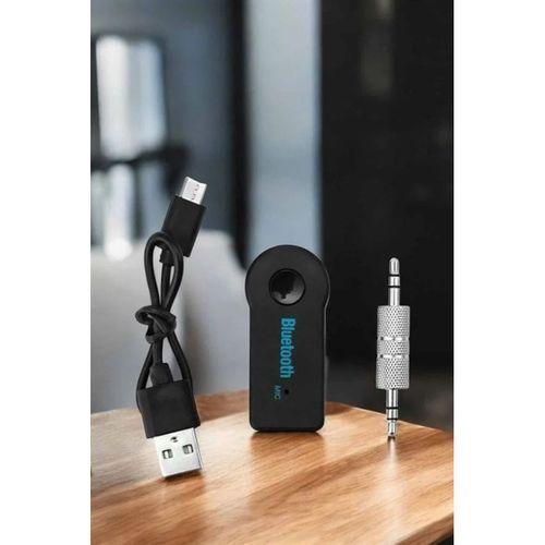 Kablosuz Bluetooth Aux Araç Kiti Siyah Hafıza Kartlı