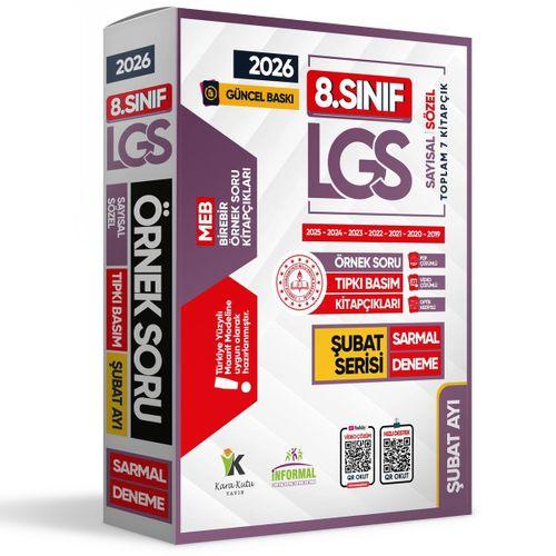 2026 8 Sınıf LGS Şubat Ayı MEB Örnek Soru Tıpkı Basım 7li Sarmal Deneme Paketi Video/PDF Çözümlü