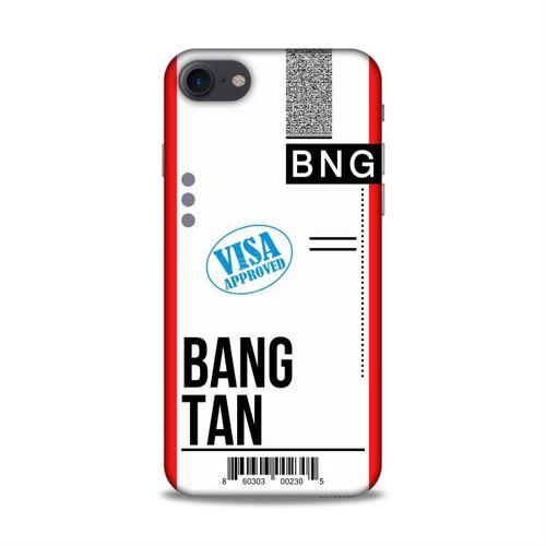 Apple iPhone 7 Kılıf Uçak Bileti Bangtan Arka Kapak Koruma Desenli Full Koruyucu