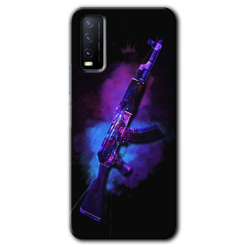 Vivo Y11s HD Baskılı Kılıf + 9D Tam Ekran Koruyucu - AK