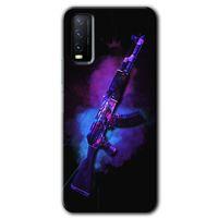 Vivo Y11s HD Baskılı Kılıf + 9D Tam Ekran Koruyucu - AK