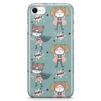 Apple iPhone SE 2020 Kılıf Bang Bang Girl Arka Kapak Koruma Desenli Full Koruyucu