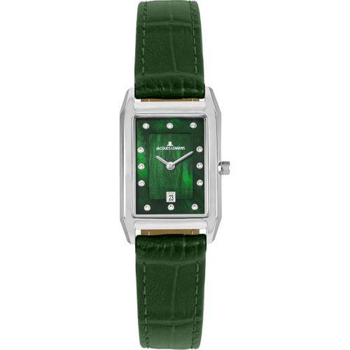 Jacques Lemans Torino JL.1-2189D Quartz Deri Yeşil Kadın Kol Saati