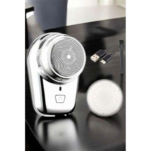 Seyahat Tipi Tıraş Makinesi Taşınabilir Kablosuz Mini Paslanmaz Çelik