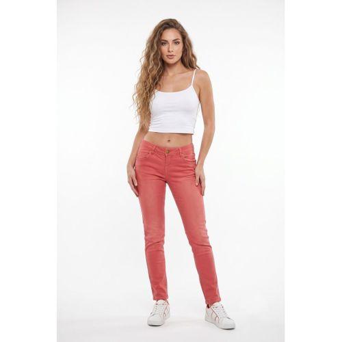 Kadın Kanvas Pantolon Düşük Bel 308-35-07