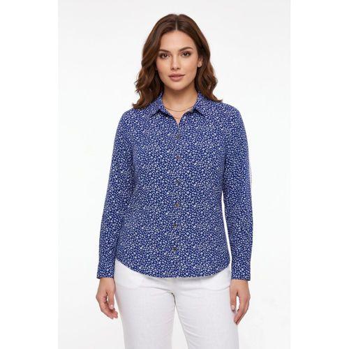 Kadın Yaka Modelli Çiçekli Bluz BGL-ST05590