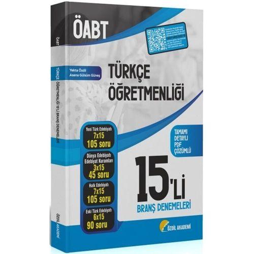 ÖABT Türkçe Öğretmenliği 15 li Deneme Çözümlü Özdil Akademi