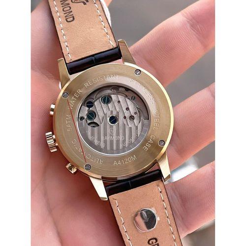 Raymond Nişan Ve Damatlara Özel Deri Kordon 2 Yıl Garantili Otomatik Erkek Kol Saati+Bileklik RMD.M4