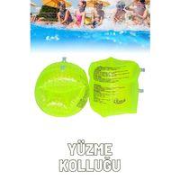 Parlak Lens Desenli Yeşil Her Yaşa Uygun Yürüyen Kolluk, Deniz Havuz İçin Şişme Yüzme Kolluk, Tatil
