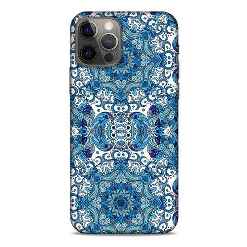 Apple iPhone 12 Pro Uyumlu Kılıf Mavi Delisi (32) Soft Silikon Kılıf Motif