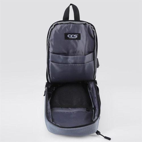 Ççs 31407 Tek Omuz Askılı Sırt ve Göğüs Çantası Gri