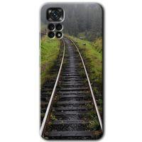 Redmi Note 11s 5G Global Kılıf HD Desen Baskılı Arka Kapak - Tren Yolu + Kırılmaz Cam