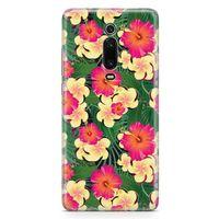 Xiaomi Redmi K20 Pro Premium Kılıf Kanada Çiçekleri Arka Kapak Koruma Desenli Full Koruyucu