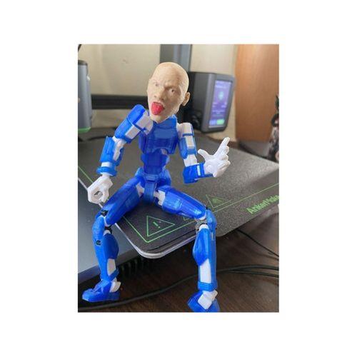 Mike Jordan Dummy 13 Baş 3D Baskı (Bu ürün Sadece Plastik parçadır - Almadan Önce Soru Sorabilirsiniz)