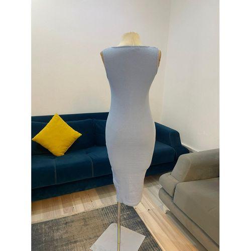 Lucky Life Sıfır Kol U Yaka Kaşkorse Elbise