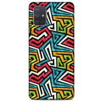 Geometrix 05 Samsung Galaxy A71 Kılıf Silikon Kapak