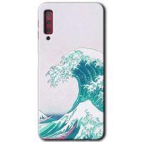 Galaxy A7 2018 Kılıf HD Desen Baskılı Arka Kapak - Dalga