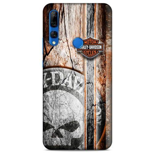 Huawei Y9 Prime 2019 Uyumlu Kılıf Motorsiklet (12) Koruyucu Silikon Harley Davidson