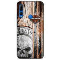 Huawei Y9 Prime 2019 Uyumlu Kılıf Motorsiklet (12) Koruyucu Silikon Harley Davidson