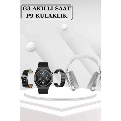 Yeni Nesil Sesli Görüşme Akıllı Saat Ve Powerbank Çoklu Şarj Girişli Bluetooth Kulaklık Nabız Ölçer
