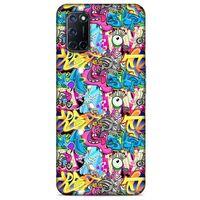Graffitix (7) Desenli Silikon Kapak Oppo A92 Kılıf