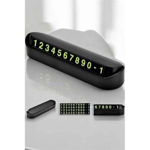 Araba Park Numaratörü Araç İçi Numaralık Değiştirilebilir Çevirmeli Mini