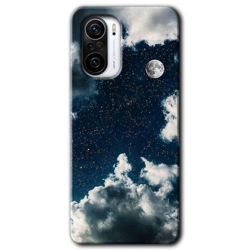 Potkal Hediye Fabrikası Xiaomi Redmi K40 Pro Kılıf HD Desen Baskılı Arka Kapak - Gece Gökyüzü
