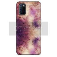 Paslı Renkler Bordo Samsung Galaxy A60 Kılıf