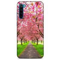 Lopard Xiaomi Redmi Note 8T Uyumlu Kılıf Bahar (42) Rugged Armor Kılıf Pembe Ağaç