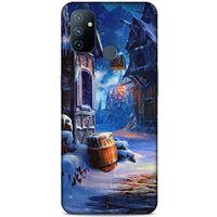 Huawei P40 Pro Kılıf Snowix (46) Core Armor Kılıf Kahverengi Mavi