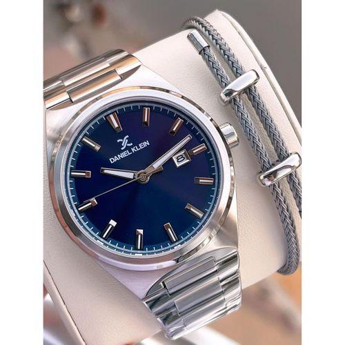 Daniel Klein İtalyan Tasarım Bileklik Hediyeli 2 Yıl Garantili 3 Atm Erkek Kol Saati ES.13861-3
