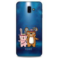 Samsung Galaxy J6 Plus Kılıf FunnyMaX (2) Kabı Lacivert Beyaz