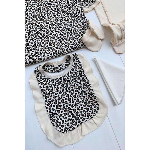 Leopar Desenli 8li Set Yeni Doğan