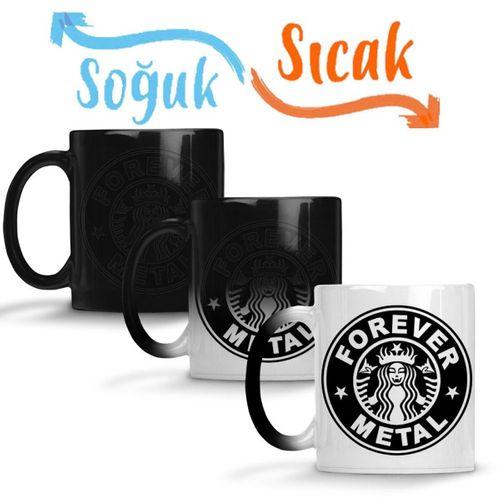 Metal Forever Sihirli Kupa Bardak Porselen