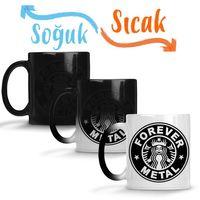 Metal Forever Sihirli Kupa Bardak Porselen