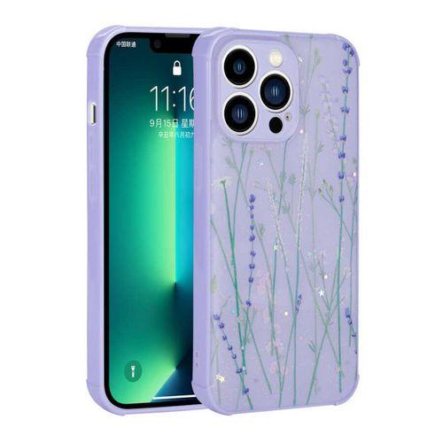 Apple iPhone 12 Pro Kılıf Simli Desenli Kamera Korumalı Parlak Zore Popy Kapak